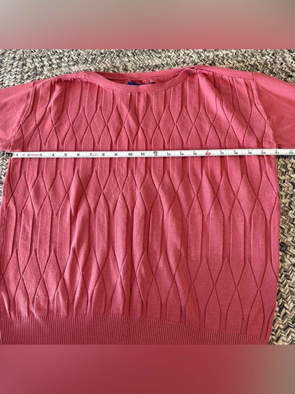 Apt. 9 pink and black 3/4 sleeve sweater bundle Size L minimalist knitwear set - Picture 6 of 7